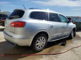 2015 Buick Enclave Leather with VIN 5GAKVBKD0FJ158638, listed as a Copart auction lot 46657995 with 76,015 mi miles and Salvage Title. Bid and sale history available at carsss.com. Image 3.