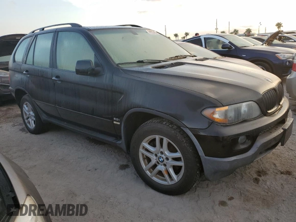 2004 BMW X5 3.0i with VIN 5UXFA13514LU25640, listed as a Copart auction lot 74727494 with 83,061 mi miles and Salvage Title. Bid and sale history available at carsss.com. Image 4.