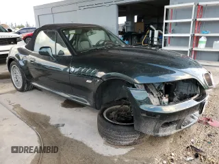 2000 BMW Z3 2.5L with VIN 4USCH9345YLF85948, listed as a Copart auction lot 77315644 with 129,361 mi miles and Salvage Title. Bid and sale history available at carsss.com. Image 4.