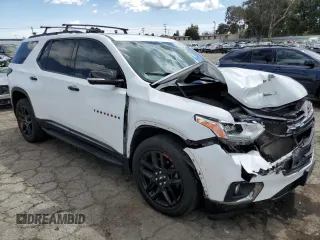 2020 Chevrolet Traverse Premier with VIN 1GNERKKW3LJ170965, listed as a Copart auction lot 51482875 with 68,429 mi miles and Salvage title. Bid and sale history available at DreamBid. Image 4.