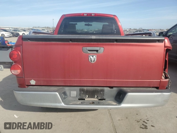 2008 Dodge 1500 ST with VIN 1D7HA16K88J178121, listed as a Copart auction lot 49437225 with 32,938 mi miles and Salvage Title. Bid and sale history available at DreamBid. Image 6.