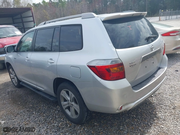 2008 Toyota Highlander Sport with VIN JTEDS43A682015430, listed as a IAAI auction lot 41690792 with 188,416 mi miles. Bid and sale history available at carsss.com. Image 3.