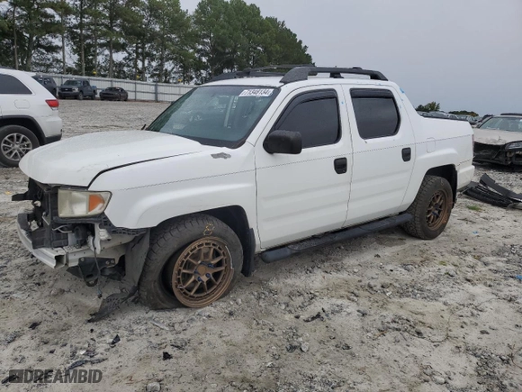 2010 Honda Ridgeline RT with VIN 5FPYK1F27AB008053, listed as a Copart auction lot 71348134 with 167,498 mi miles and Salvage Title. Bid and sale history available at carsss.com. Image 1.