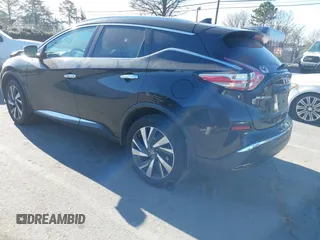 2017 Nissan Murano Platinum z VIN 5N1AZ2MG1HN184632, wystawiony jako IAAI lot #41643809 z przebiegiem 133 966 mil mil oraz . Historia ofert i sprzedaży dostępna na DreamBid. Obrazek 3.