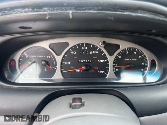 1999 Ford Taurus SE with VIN 1FAFP53SXXA145301, listed as a Copart auction lot 60351535 with 57,262 mi miles and Clean title. Bid and sale history available at DreamBid. Image 8.