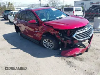 2018 Chevrolet Equinox LT with VIN 2GNAXSEV1J6206766, listed as a IAAI auction lot 41875776 with 135,105 mi miles. Bid and sale history available at carsss.com. Image 1.