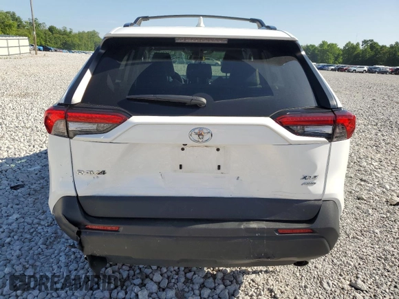 2023 Toyota RAV4 XLE with VIN 2T3P1RFV8PW398616, listed as a Copart auction lot 62297175 with 36,122 mi miles and Salvage title. Bid and sale history available at DreamBid. Image 6.