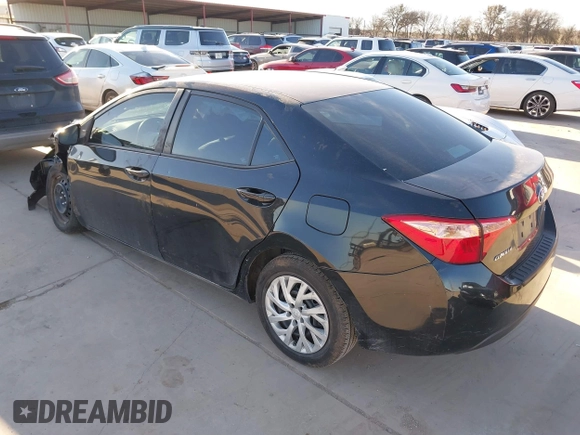 2019 Toyota Corolla L with VIN 5YFBURHE0KP912699, listed as a IAAI auction lot 41734931 with 22,686 mi miles and . Bid and sale history available at carsss.com. Image 3.