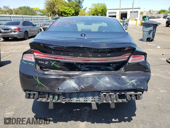 2019 Lincoln MKZ Standard with VIN 3LN6L5A9XKR622194, listed as a Copart auction lot 57318355 with 66,335 mi miles and Non repairable. Bid and sale history available at DreamBid. Image 6.