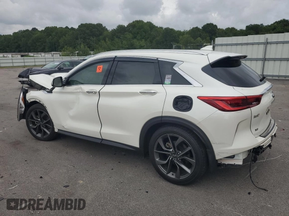 2021 Infiniti QX50 Autograph with VIN 3PCAJ5DBXMF105694, listed as a Copart auction lot 64116414 with Not provided miles and Non repairable. Bid and sale history available at DreamBid. Image 2.