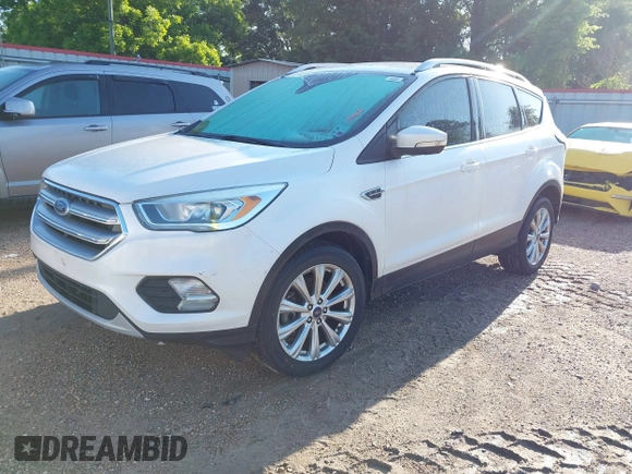 2017 Ford Escape Titanium with VIN 1FMCU0J90HUC51244, listed as a IAAI auction lot 42206165 with 106,847 mi miles and . Bid and sale history available at DreamBid. Image 17.
