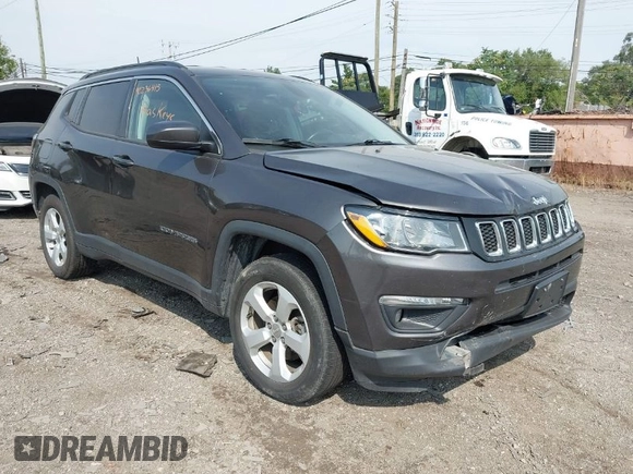 2017 Jeep Compass Latitude with VIN 3C4NJDBBXHT666385, listed as a IAAI auction lot 40236415 with 110,643 mi miles and . Bid and sale history available at carsss.com. Image 1.