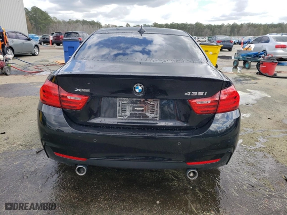 2015 BMW 4 Series 435i xDrive with VIN WBA3R5C57FK371612, listed as a Copart auction lot 49127135 with 75,823 mi miles and Salvage Title. Bid and sale history available at carsss.com. Image 6.