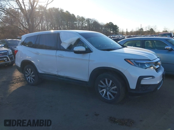 2022 Honda Pilot EX-L with VIN 5FNYF6H54NB084899, listed as a IAAI auction lot 41524725 with 35,827 mi miles and . Bid and sale history available at DreamBid. Image 13.