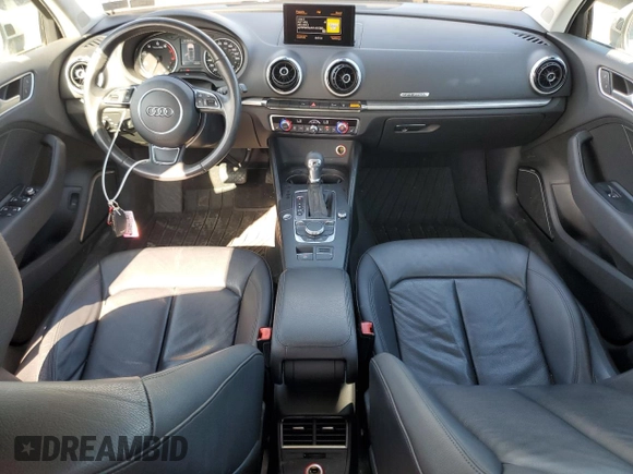 2015 Audi A3 Premium Plus with VIN WAUEFGFF5F1021242, listed as a Copart auction lot 55967015 with 31,658 mi miles and Salvage title. Bid and sale history available at DreamBid. Image 8.