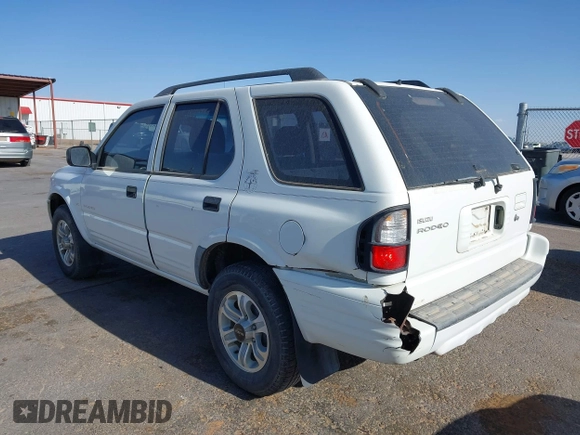 2000 Isuzu Rodeo S с VIN 4S2CK58W8Y4300441, выставлен на аукционе IAAI как лот 42271723 с пробегом 278 324 миль миль и . История ставок и продаж доступна на DreamBid. Изображение 3.
