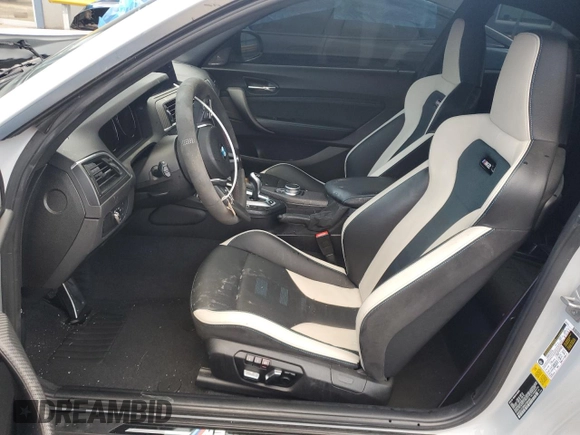 2021 BMW M2 Competition with VIN WBS2U7C06M7H84484, listed as a Copart auction lot 80774584 with 54,442 mi miles and Salvage Title. Bid and sale history available at carsss.com. Image 7.