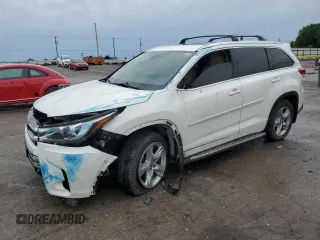 2017 Toyota Highlander Limited with VIN 5TDYZRFH5HS211889, listed as a Copart auction lot 54254785 with 96,914 mi miles and Salvage title. Bid and sale history available at DreamBid. Image 1.
