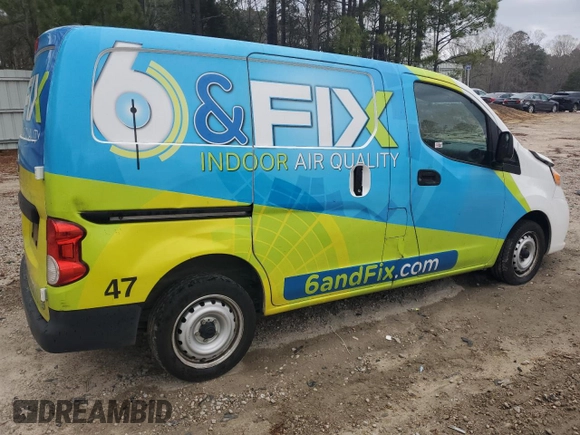 2020 Nissan NV200 S with VIN 3N6CM0KN5LK692065, listed as a Copart auction lot 47119005 with 123,991 mi miles and Salvage title. Bid and sale history available at DreamBid. Image 3.