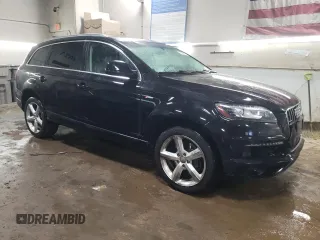2012 Audi Q7 S line with VIN WA1DGAFE1CD009562, listed as a Copart auction lot 45904125 with 124,378 mi miles and Salvage title. Bid and sale history available at DreamBid. Image 4.