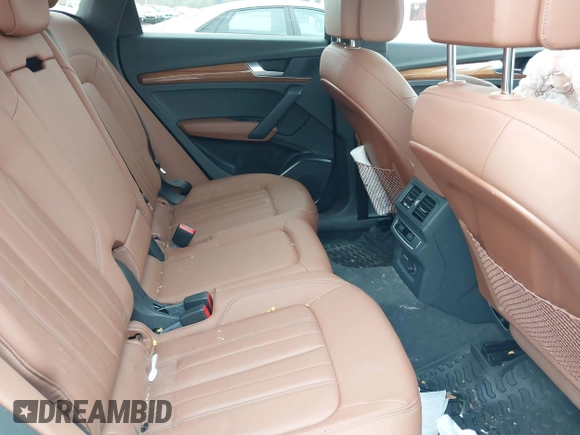 2024 Audi Q5 Premium with VIN WA1ABAFY4R2004405, listed as a IAAI auction lot 42011983 with 22,376 mi miles. Bid and sale history available at carsss.com. Image 8.