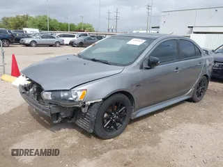 2017 Mitsubishi Lancer ES with VIN JA32U2FUXHU013182, listed as a IAAI auction lot 41894469 with 108,796 mi miles and . Bid and sale history available at carsss.com. Image 2.