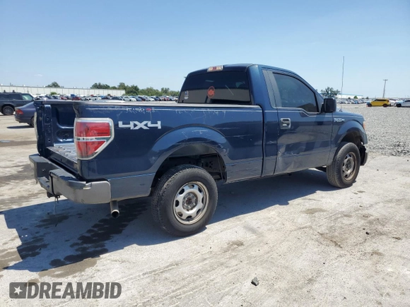 2013 Ford F-150 XL with VIN 1FTMF1EM0DKG19502, listed as a Copart auction lot 52917355 with 164,751 mi miles and Salvage Title. Bid and sale history available at carsss.com. Image 3.