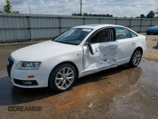 2010 Audi A6 Premium Plus with VIN WAUFGAFB9AN070330, listed as a Copart auction lot 59897465 with 240,982 mi miles and Salvage title. Bid and sale history available at DreamBid. Image 1.