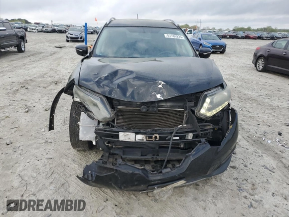 2015 Nissan Rogue SV with VIN KNMAT2MT5FP527379, listed as a Copart auction lot 51789225 with 166,035 mi miles and Salvage Title. Bid and sale history available at carsss.com. Image 5.