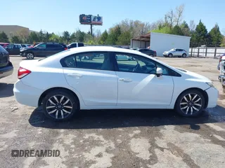 2015 Honda Civic EX-L with VIN 19XFB2F97FE041196, listed as a IAAI auction lot 41951880 with 95,797 mi miles and . Bid and sale history available at DreamBid. Image 13.