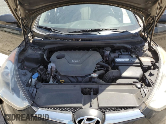 2013 Hyundai Veloster w/Black Int with VIN KMHTC6AD3DU171389, listed as a Copart auction lot 57343135 with 80,572 mi miles and Salvage title. Bid and sale history available at DreamBid. Image 11.