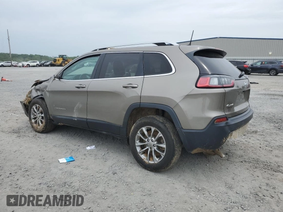 2019 Jeep Cherokee Latitude Plus with VIN 1C4PJMLB2KD169934, listed as a Copart auction lot 57332795 with 110,549 mi miles and Salvage title. Bid and sale history available at DreamBid. Image 2.