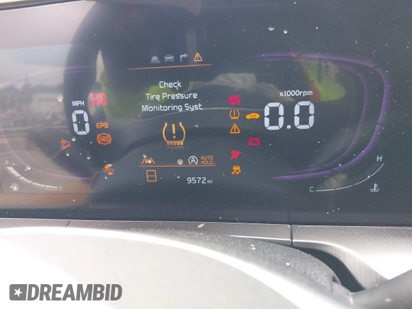 2024 Kia Telluride S with VIN 5XYP6DGC1RG528397, listed as a IAAI auction lot 42377741 with 9,572 mi miles and . Bid and sale history available at DreamBid. Image 7.