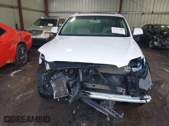 2014 Audi Q7 Premium Plus with VIN WA1LGAFE1ED000956, listed as a IAAI auction lot 42453908 with 81,896 mi miles and . Bid and sale history available at DreamBid. Image 6.