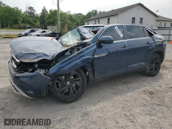 2020 Volkswagen Atlas SEL with VIN 1V2ME2CA2LC209938, listed as a Copart auction lot 59866725 with 73,484 mi miles and Salvage title. Bid and sale history available at DreamBid. Image 1.