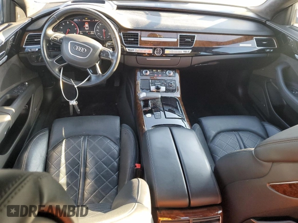 2016 Audi A8 L 4.0T Sport with VIN WAU43AFD2GN010239, listed as a Copart auction lot 84002294 with 139,364 mi miles and Salvage Title. Bid and sale history available at carsss.com. Image 8.