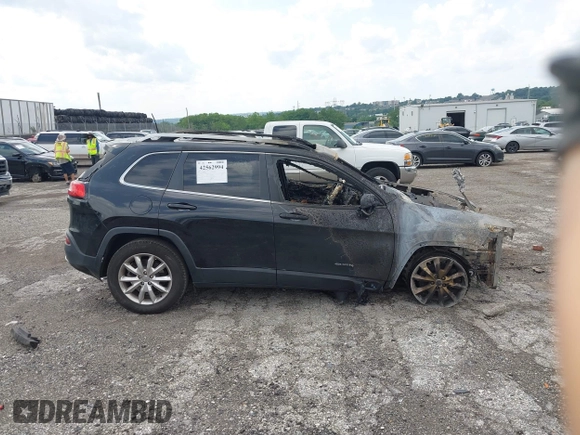 2017 Jeep Cherokee Limited with VIN 1C4PJMDB9HW538283, listed as a IAAI auction lot 42562994 with Not provided miles and . Bid and sale history available at DreamBid. Image 12.