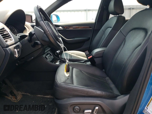 2016 Audi Q3 Premium Plus with VIN WA1EFCFS6GR006254, listed as a Copart auction lot 52847763 with 96,485 mi miles. Bid and sale history available at carsss.com. Image 7.