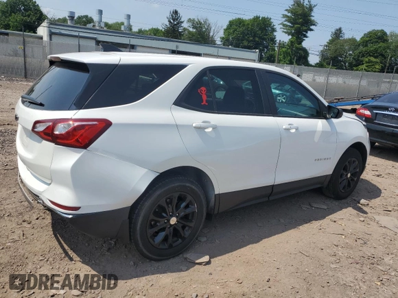 2020 Chevrolet Equinox LS z VIN 3GNAXSEV0LS516752, wystawiony jako Copart lot #60435705 z przebiegiem 78 921 mil mil oraz Szkoda całkowita • Salvage title. Historia ofert i sprzedaży dostępna na DreamBid. Obrazek 3.