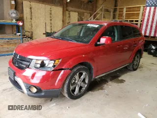 2016 Dodge Journey Crossroad z VIN 3C4PDCGB8GT172074, wystawiony jako Copart lot #42558505 z przebiegiem 41 024 mil mil oraz Czysty tytuł • Clean title. Historia ofert i sprzedaży dostępna na DreamBid. Obrazek 1.