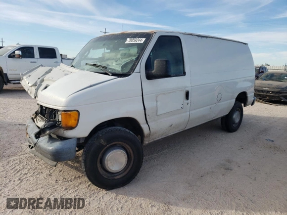 2004 Ford Econoline Cargo z VIN 1FTNE24L14HB36331, wystawiony jako Copart lot #78059244 z przebiegiem Nie podano mil oraz Szkoda całkowita • Salvage title. Historia ofert i sprzedaży dostępna na DreamBid. Obrazek 1.