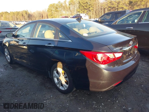 2011 Hyundai Sonata SE with VIN 5NPEC4AC2BH170895, listed as a IAAI auction lot 41359103 with 215,914 mi miles. Bid and sale history available at carsss.com. Image 3.
