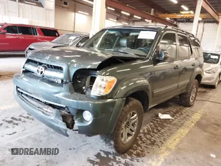 2006 Toyota Sequoia SR5 with VIN 5TDBT44A16S262643, listed as a IAAI auction lot 41658275 with 403,034 mi miles and . Bid and sale history available at DreamBid. Image 2.