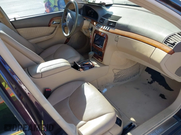 2001 Mercedes-Benz S 320/430/500 with VIN WDBNG70J71A176556, listed as a IAAI auction lot 41670167 with 91,328 mi miles and . Bid and sale history available at carsss.com. Image 5.