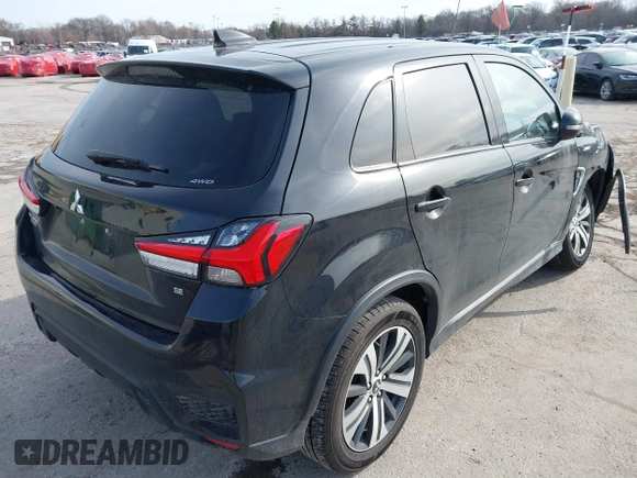 2022 Mitsubishi Outlander Sport ES with VIN JA4ARUAU0NU008029, listed as a IAAI auction lot 41857295 with 50,075 mi miles. Bid and sale history available at carsss.com. Image 4.