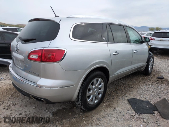 2014 Buick Enclave Leather with VIN 5GAKVBKD0EJ350057, listed as a Copart auction lot 54320885 with 183,780 mi miles and Salvage Title. Bid and sale history available at DreamBid. Image 3.