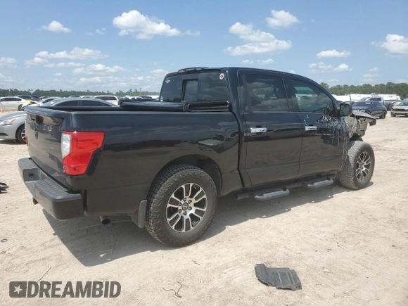 2021 Nissan Titan SV z VIN 1N6AA1EF6MN512596, wystawiony jako Copart lot #56140285 z przebiegiem 49 145 mil mil oraz Szkoda całkowita • Salvage title. Historia ofert i sprzedaży dostępna na DreamBid. Obrazek 3.