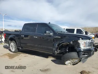 2018 Ford F-150 XL with VIN 1FTEW1EG3JFC45745, listed as a Copart auction lot 49292185 with 92,542 mi miles and Salvage Title. Bid and sale history available at carsss.com. Image 4.