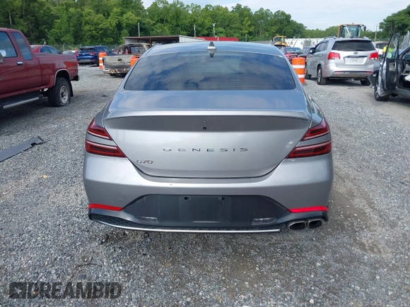 2022 Genesis G70 2.0T with VIN KMTG34TA3NU093020, listed as a IAAI auction lot 42749679 with 64,825 mi miles and . Bid and sale history available at DreamBid. Image 17.