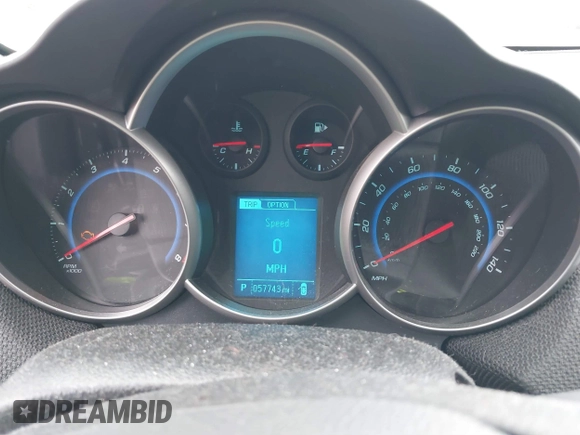 2015 Chevrolet Cruze LT with VIN 1G1PC5SB0F7280271, listed as a IAAI auction lot 41879688 with 57,743 mi miles and . Bid and sale history available at DreamBid. Image 7.